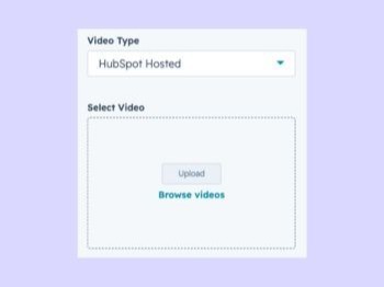 Link HubSpot hosted Video